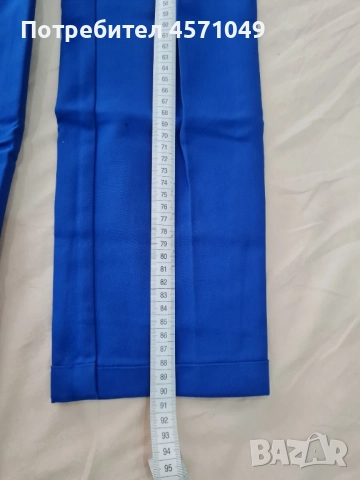 Дамски панталон в синьо , снимка 6 - Панталони - 51480456