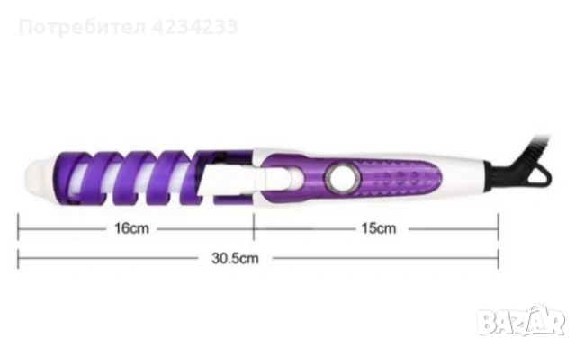 Маша за перфектни къдрици , снимка 3 - Маши за коса - 53671947