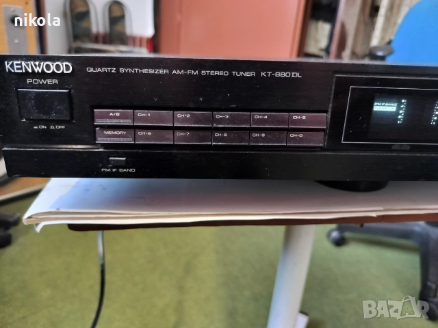 Стерео тунер KENWOOD  KT-880DL, снимка 2 - Аудиосистеми - 53661194