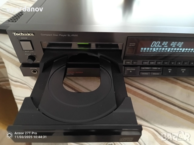 Technics SL-P550 с дистанционно и инструкция, снимка 10 - Ресийвъри, усилватели, смесителни пултове - 52272155