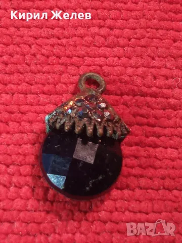 ВИНТИДЖ СТАРО ФИГУРАЛНО ФАСЕТИРАНО МЕДАЛЬОНЧЕ 10019, снимка 6 - Антикварни и старинни предмети - 35666131