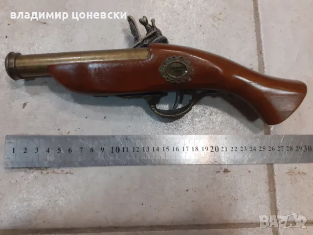 Красив кремъчен пистолет,пищов,оръжие, снимка 2 - Колекции - 48771082