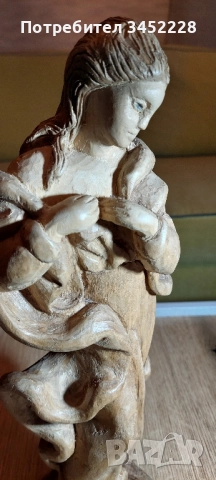 дърворезба за ценители височина 36см , снимка 6 - Декорация за дома - 52321679