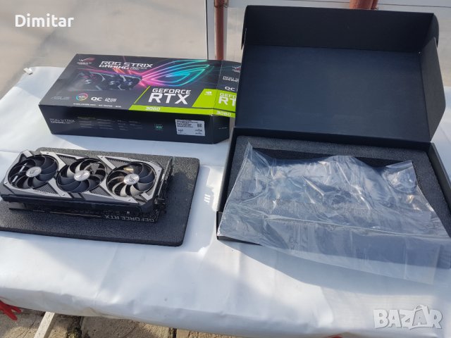 ROG Strix GeForce RTX 3060 OC Edition 12GB GDDR6, снимка 1 - Видеокарти - 39833490