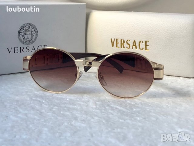 -25 % разпродажба Versace 2022 дамски слънчеви очила мъжки унисекс овални кръгли, снимка 6 - Слънчеви и диоптрични очила - 38685555
