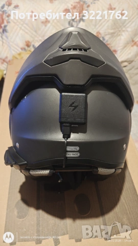 Модуларна каска Scorpion Exo tech + exo com, снимка 6 - Аксесоари и консумативи - 53282545