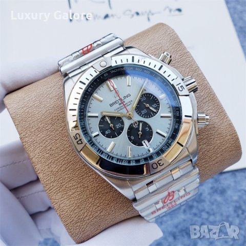 Мъжки часовник Breitling Chronomat B01 Blue с кварцов механизъм, снимка 2 - Мъжки - 39335079