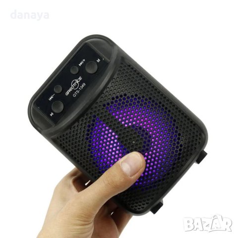 3763 Светеща Блутут колонка Bluetooth EXTRA BASS, снимка 4 - Bluetooth тонколони - 41063814