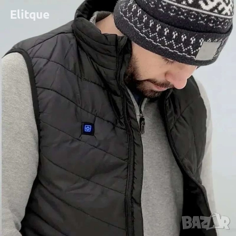 Електрически отопляем елек за зимния период с USB захранване - Unisex, снимка 5 - Елеци - 53122564