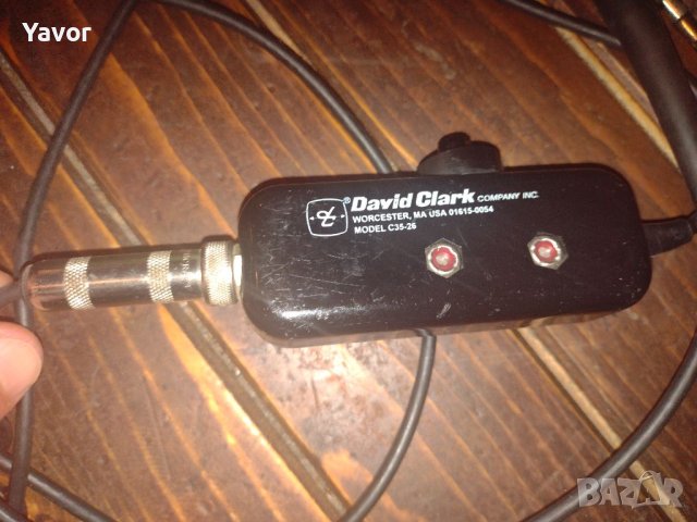 Крайна цена!Слушалки (авиаторски) DAVID CLARK H3530 + C35-26 интерком, снимка 10 - Слушалки и портативни колонки - 41343553