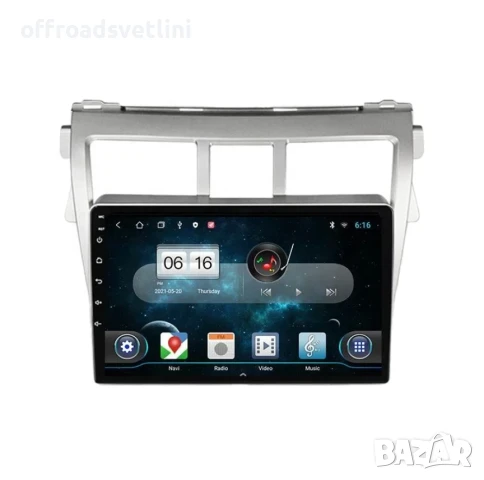 Мултимедия Android CarPlay за Toyota Yaris 2007–2012 ПОДАРЪК Камера, снимка 2 - Аксесоари и консумативи - 50891932