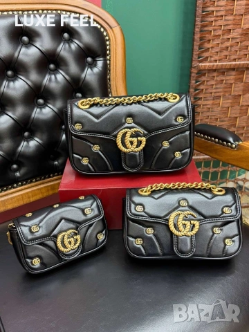 Gucci ⚜️ Естествена Кожа ⚜️, снимка 3 - Чанти - 53458629
