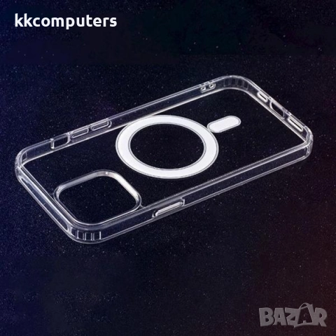 Калъф силикон Anti Shock MagSafe 1,5мм /Прозрачен/ за iPhone 17 Air 6.6 Баркод : 3133270, снимка 2 - Калъфи, кейсове - 52536932