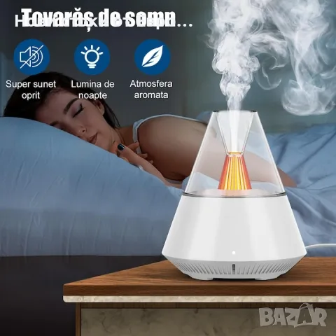 Овлажнител за въздух,BYONDSELF,с ароматерапев дифузер, дистанц управление,светлина,2 режима, снимка 6 - Овлажнители и пречистватели за въздух - 49222459