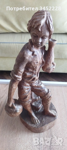 дърворезба за ценители височина 40см , снимка 6 - Декорация за дома - 53845562