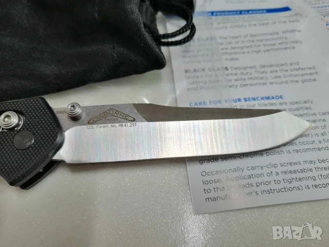 Сгъваем нож BENCHMADE Osborne 940, снимка 6 - Ножове - 53716374