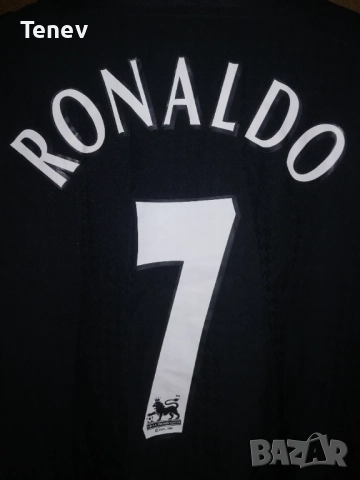 Manchester United Ronaldo Away 2003 2004 2005 Nike Long Sleeve Роналдо Манчестър Юнайтед екип , снимка 4 - Тениски - 52886823