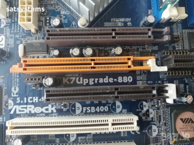 Дънна платка ASRock K7Upgrade-880 Socket 462 CPU+FAN, снимка 4 - Дънни платки - 41383176