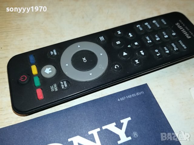 PHILIPS BLU-RAY REMOTE CONTROL-ВНОС SWISS 2106231122, снимка 3 - Други - 41305798