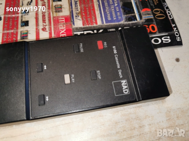 NAD 6100 CASSETTE DECK REMOTE CONTROL-SWISS 2512250947, снимка 5 - Декове - 52895641
