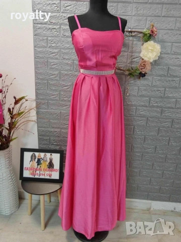 Розова Дамска Рокля Универсален Размер 