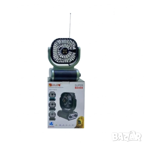 Соларно радио-вентилатор, GOLON RX-F75BTS, снимка 8 - Друга електроника - 52094098