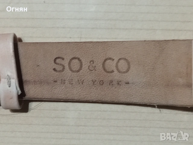 Часовник SO&CO New York, снимка 6 - Дамски - 53358391