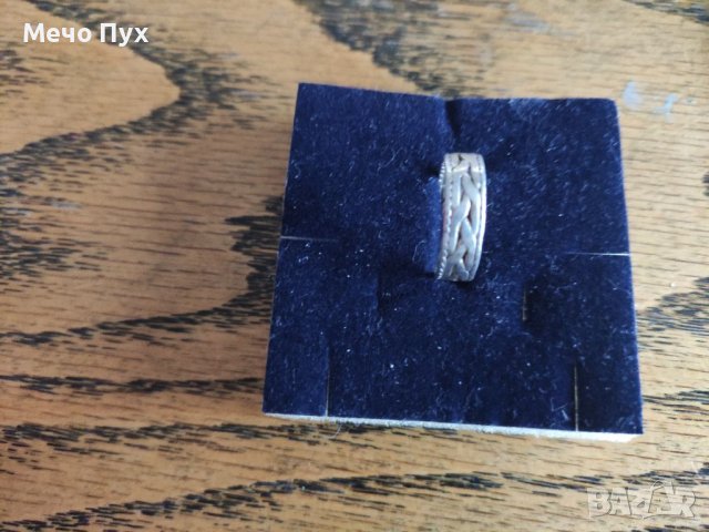 Сребърен пръстен - халка (118), снимка 6 - Пръстени - 39894166