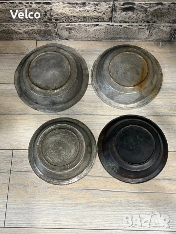 стари медни чинии, снимка 2 - Антикварни и старинни предмети - 53655769