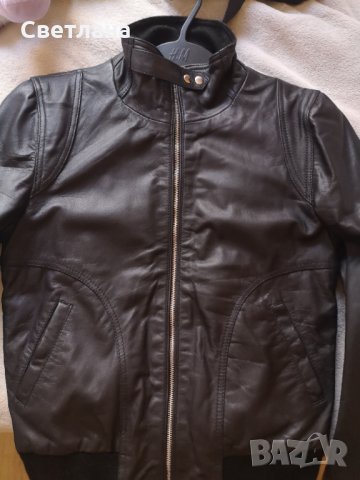 Яке от естествена кожа , снимка 2 - Якета - 34651174