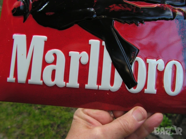 Рекламен, метален 3D плакет MARLBORO, снимка 11 - Други ценни предмети - 53580058