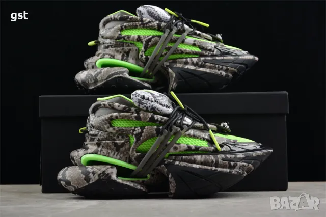 Изключително Редки Balmain Snake Unicorn Дизайнерски Маратонки Унисекс Кецове Мъжки дамски 