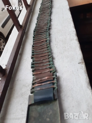 Стар автентичен възрожденски колан сребро сачан кованец, снимка 7 - Антикварни и старинни предмети - 53269976