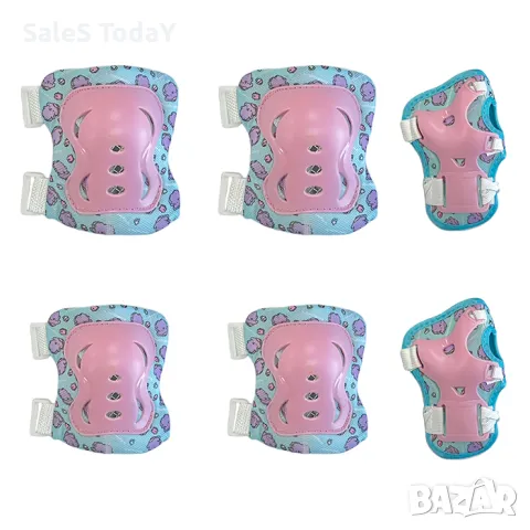 Наколенки и налакътници за спорт, Детски Комплект от наколенки, 4 цвята, снимка 2 - Аксесоари и консумативи - 45414389