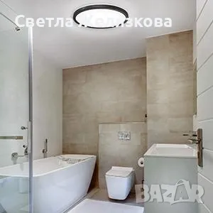 Енергоспестяваща Лед лампа за таван, 18W, 2200LM Ø29.5CM x 2.5cm, снимка 12 - Лед осветление - 47459792