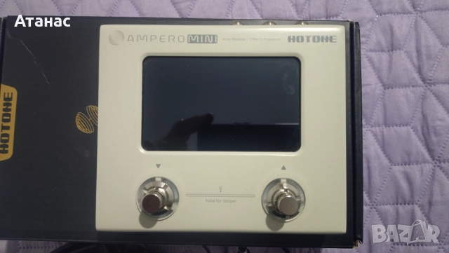 Процесор за китара - Hotone Ampero Mini -, снимка 3 - Китари - 52589695