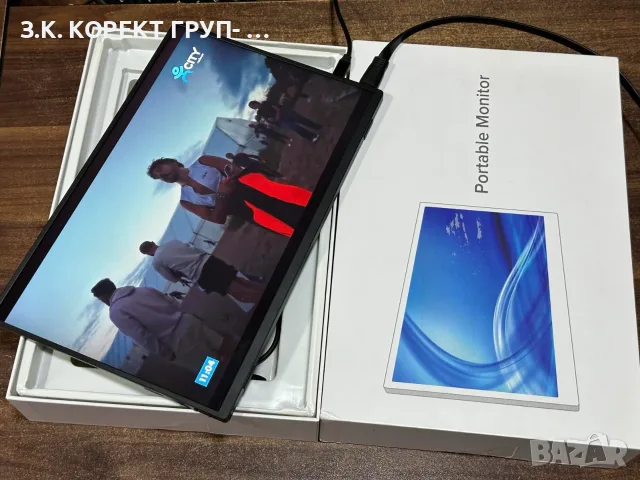 Преносим монитор EVICIV Portable Monitor 15.6”, снимка 2 - Монитори - 56050724