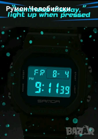 Спортен Водоустойчив Часовник , снимка 4 - Водоустойчиви - 50637568