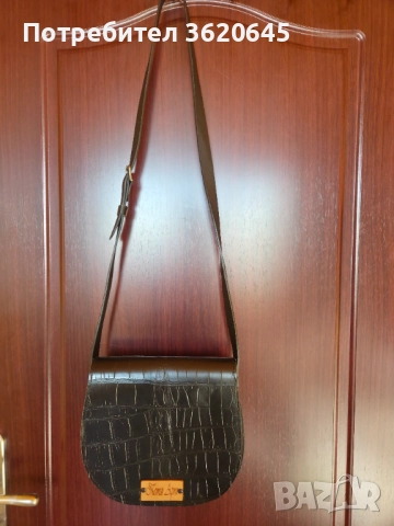 Дамска чанта през рамо от естествена кожа , снимка 2 - Чанти - 52888795