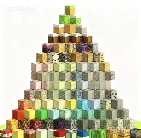 ХИТ! 500/400/300/200/100 бр. Майнкрафт Магнитни Кубчета С ГЕРОИ + ДОСТАВКА, снимка 4 - Образователни игри - 52754965