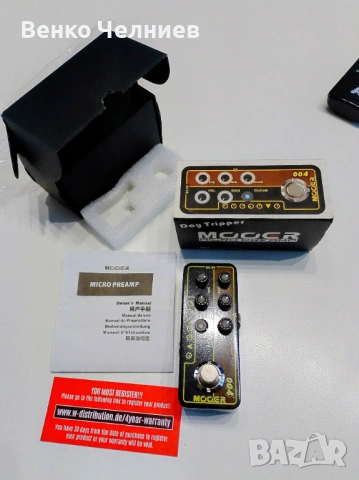 Мооер - микропреамп за китара., снимка 2 - Китари - 53217899