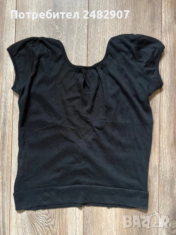 Къса дамска блуза VERO MODA, снимка 5 - Тениски - 53582389