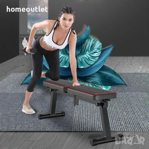 ПРЕОЦЕНЕНА Сгъваема лежанка за фитнес D533-SB0202301X, снимка 4 - Фитнес уреди - 50361366