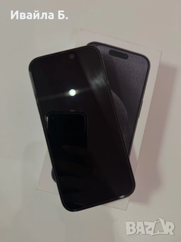 iPhone 15 Pro 128GB Black Titanium, снимка 3 - Apple iPhone - 53385000