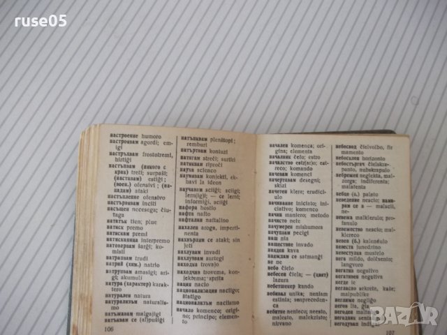 Книга "Българо-есперантски речник - А. Григоров" - 208 стр., снимка 6 - Чуждоезиково обучение, речници - 40699953