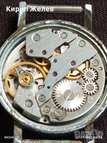 Стар механичен часовник дамски Заря СССР 21 камъка за КОЛЕКЦИЯ 30771, снимка 10 - Антикварни и старинни предмети - 51087997