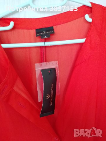 Червена рокля, снимка 2 - Рокли - 42510858