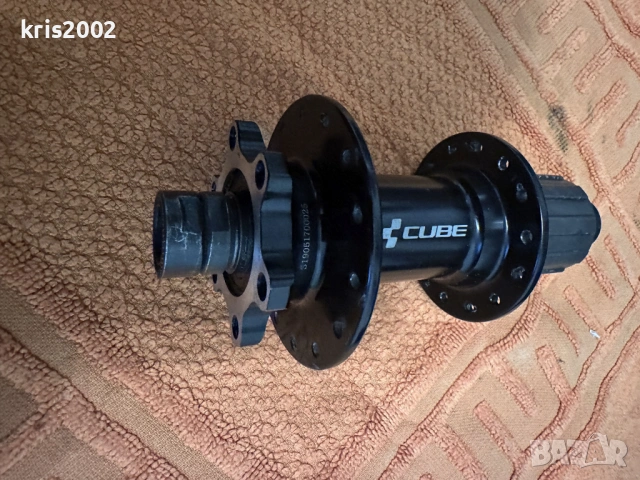 Задна главина CUBE, 28h, 12x142, проходна ос, снимка 2 - Части за велосипеди - 53564222