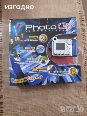 20€ ЦИФРОВ ФОТОАПАРАТ ЗАПАЗЕН ФОТОКЛИП БЪЛГАРСКИ, снимка 2 - Фотоапарати - 55987045