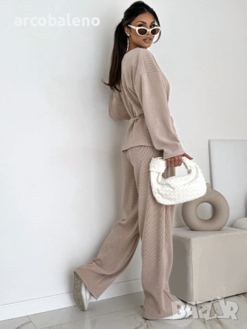 Дамски комплект от кадифе „SOFT ELEGANCE“ , снимка 2 - Комплекти - 53634150